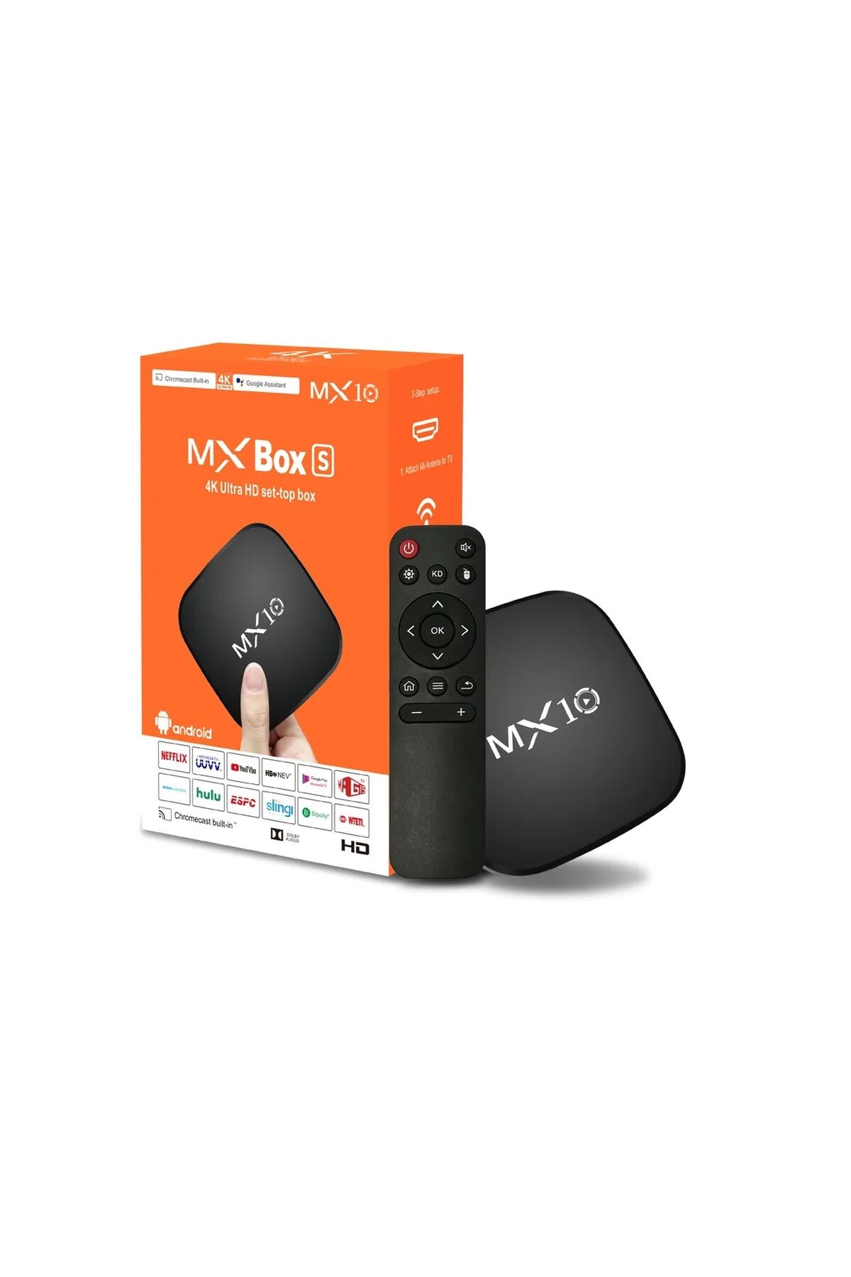 Akıllı Tv Kutusu Mx Boxs Android 7.1 Tv Kutusu 2.4g Wifi Allwinner 4g Ram 4k Tv Box