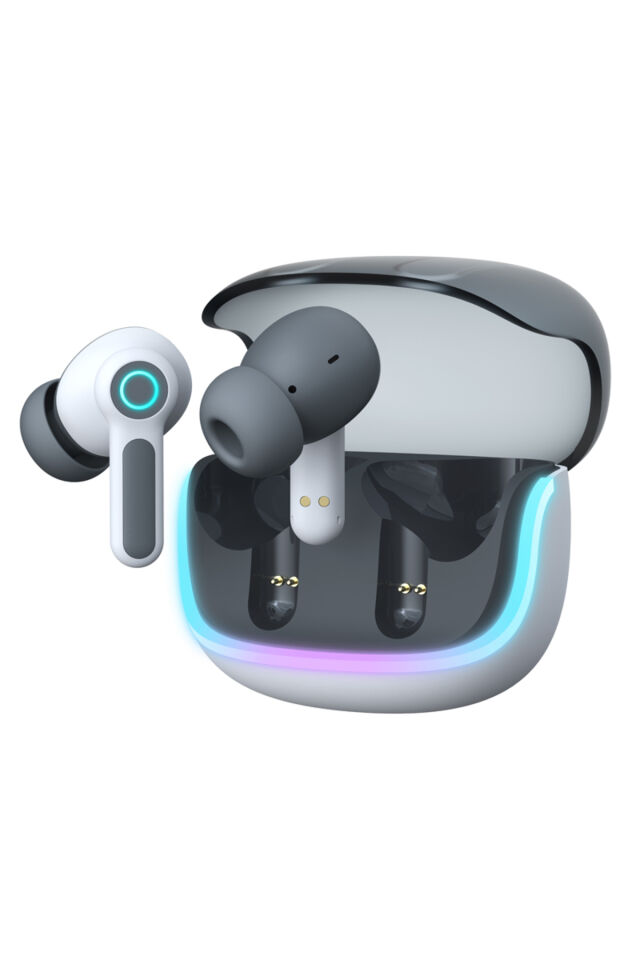 ENC Gürültü Engellemeli Pro Bluetooth Kulaklık 4 Mikrofon, İos Android Uyumlu, BT 5.3 Premium Bass RGB Işıklı