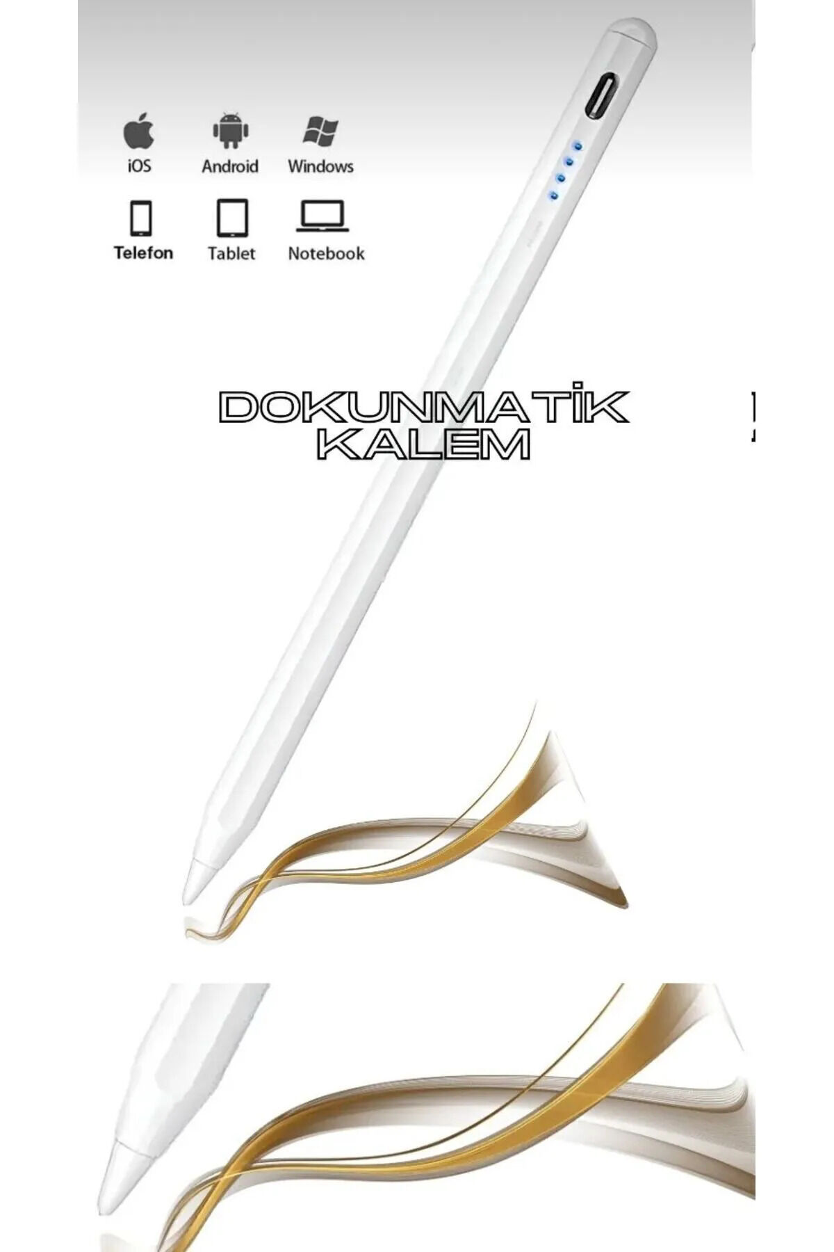 Dokunmatik Kalem Tüm Cihazlara Uyumlu Tablet Telefon Için Çizim & Yazı Kalemi Stylus Pen