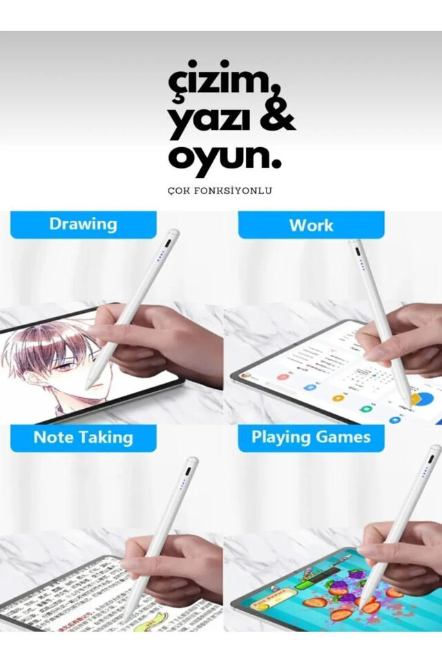 Dokunmatik Kalem Tüm Cihazlara Uyumlu Tablet Telefon Için Çizim & Yazı Kalemi Stylus Pen