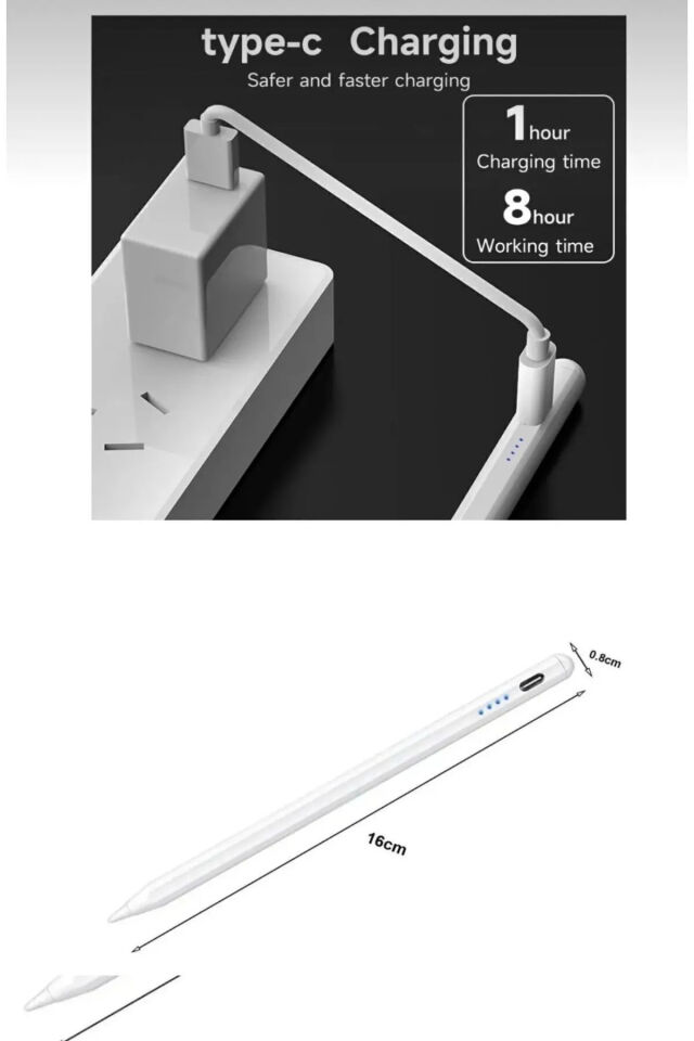 Dokunmatik Kalem Tüm Cihazlara Uyumlu Tablet Telefon Için Çizim & Yazı Kalemi Stylus Pen