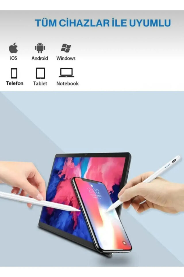 Dokunmatik Kalem Tüm Cihazlara Uyumlu Tablet Telefon Için Çizim & Yazı Kalemi Stylus Pen