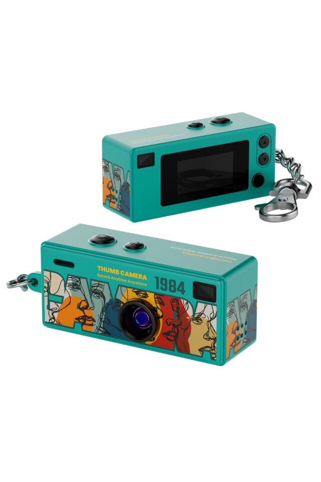 G6 Thumb Camera Mini Kamera 1080P Hd Video Kayıtlı Retro Tasarım Taşınabilir Mini Dijital Kamera
