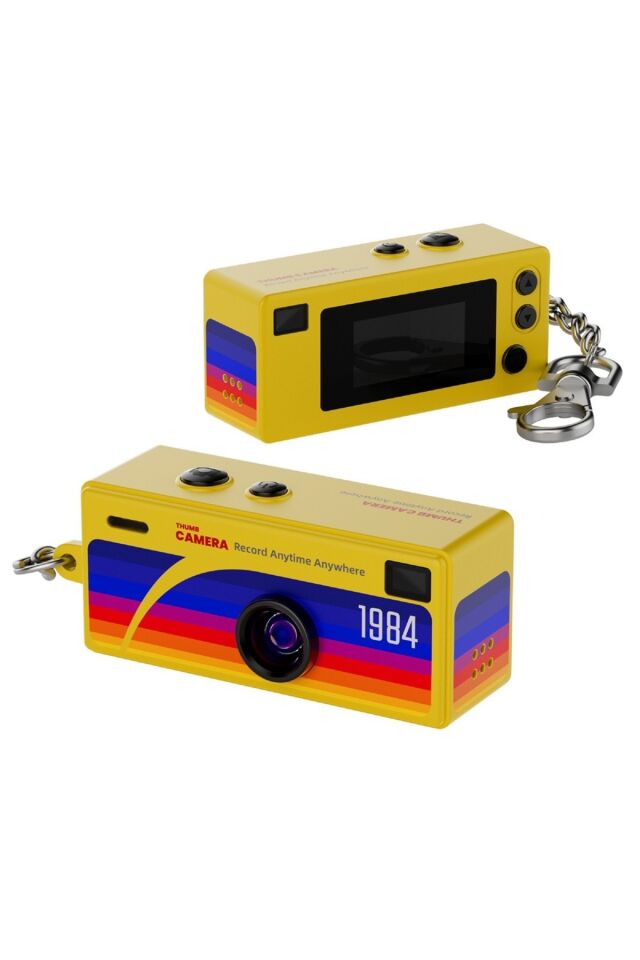 G6 Thumb Camera Mini Kamera 1080P Hd Video Kayıtlı Retro Tasarım Taşınabilir Mini Dijital Kamera