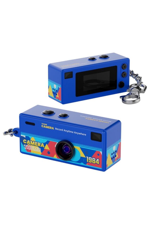 G6 Thumb Camera Mini Kamera 1080P Hd Video Kayıtlı Retro Tasarım Taşınabilir Mini Dijital Kamera