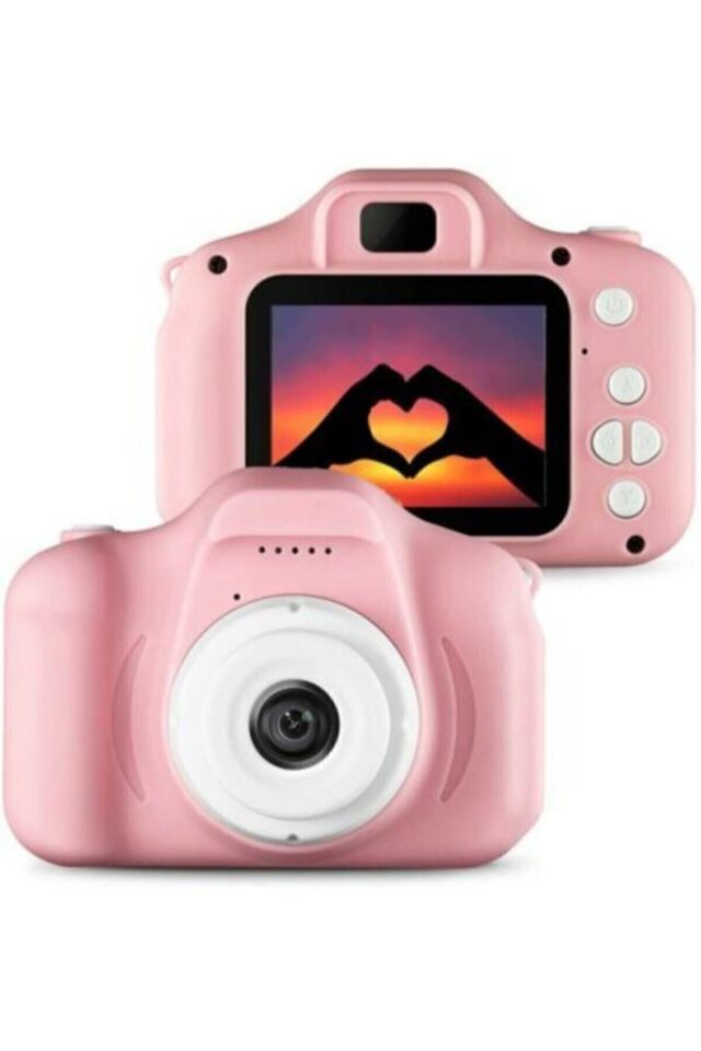 Mini Fotoğraf Makinesi Çocuk Için Eğitici Video Kamera 1080p Hd Ekran Digital Tiripotlu Kamera