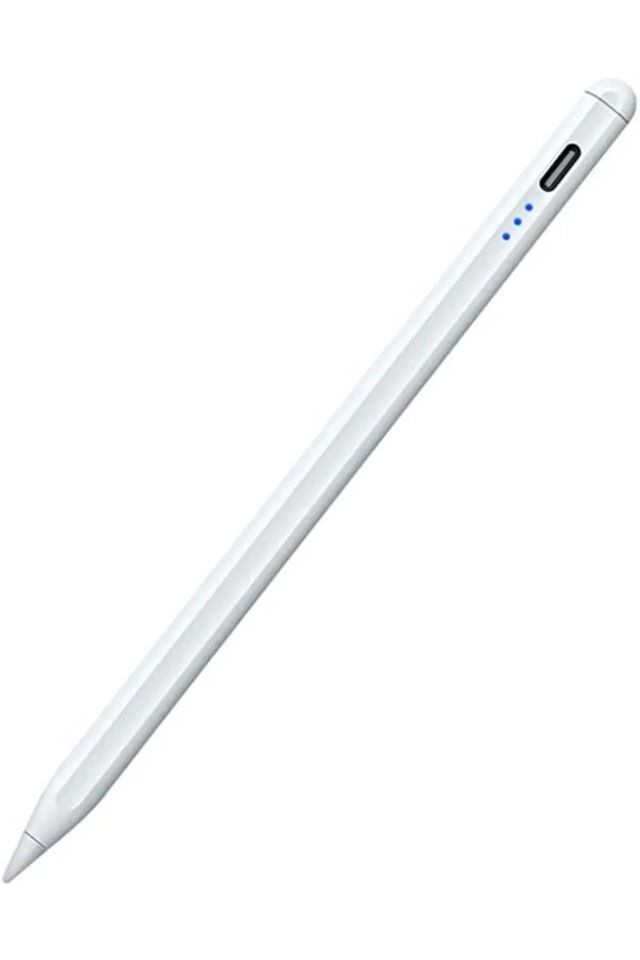 Tüm Cihazlar Ile Uyumlu Stylus Hassas Yazı Çizim Kalemi 2 Yedek Uç Hediye