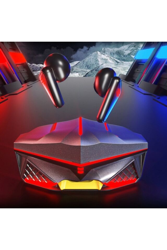 K-98 Led Işıklı Kulakiçi Kablosuz Bluetooth 5.0 Metal Kasa Gaming Kulaklık