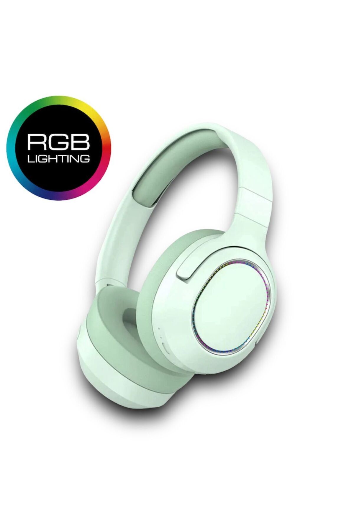 Yeni Nesil Şık Tasarım Extra Bass Kablosuz Bluetooth Rgb Işıklı Mikrofonlu Spor Kulaklık