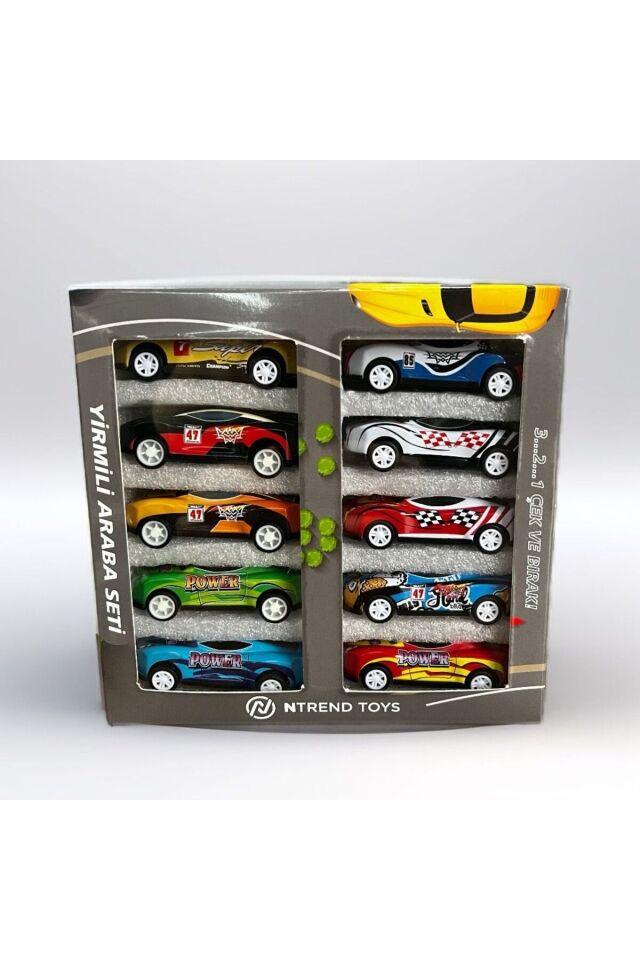 N TREND TOYS 20'Lİ  OYUNCAK ARABA SETİ