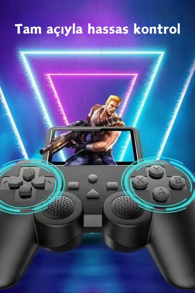 S10 Mini Çift Kolu Taşınabilir 520 Oyunlu Kablosuz Oyun Konsolu Atari Media Player Medya Oynatıcı