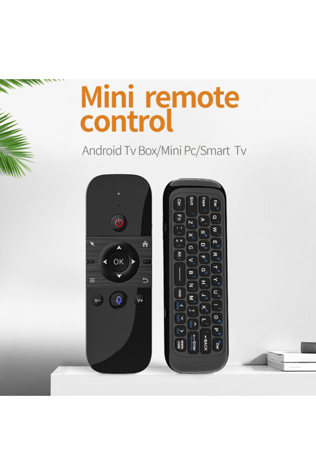 2.4ghz Klavye Ses Asistan Destekli Jiroskop Mouse Akıllı Tv Android Box Klavyeli Uzaktan Kumanda