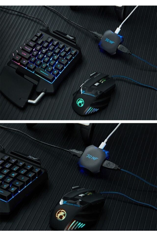 Pubg Oyun Konsolu 3in1-klavye Mouse Bağlayıcı 3 Lü Set Mükemmel Kontrol Pubg Anlaşmalı Pubgset