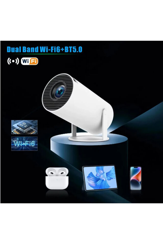 LOBO 4K Wireless Powered Projector + Game 2 in1 Professional M300 MAX