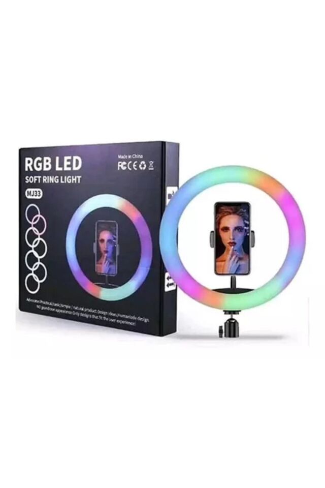 Reing Fill Light Led Işıklı Tripod 10 Inç Halka Youtuber Tiktok Makyaj Işığı Ayaklı 10 Inç