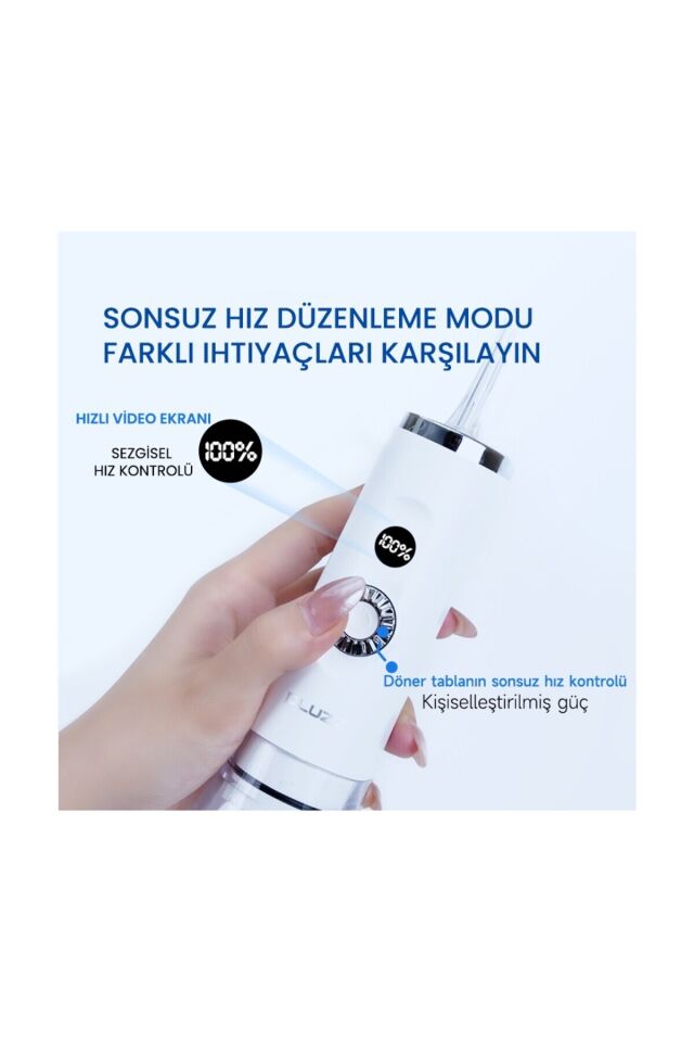 Ağız Duş Seti Taşınabilir Şarj Edilebilir