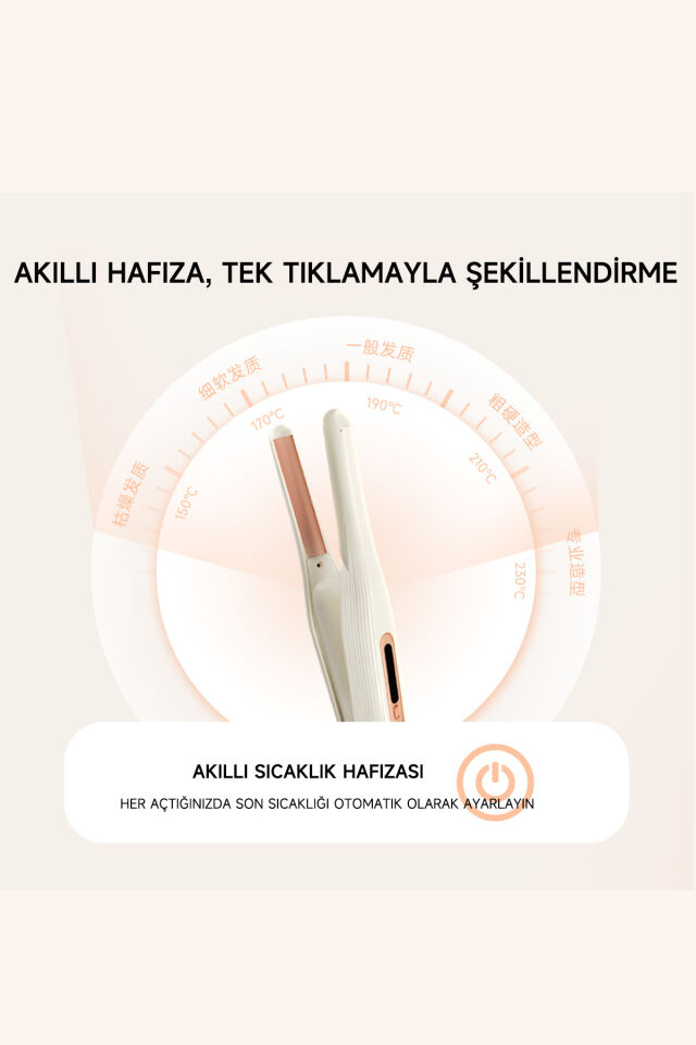 Saç Maşası Şarj Edilebilir Taşınabilir İyonlu