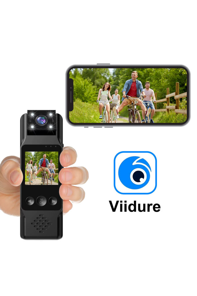 HD 4K Cep Klipsli Mini Profesyonel Kamera Taşınabilir Dijital Video Kaydedici Bodycam 180° Lens