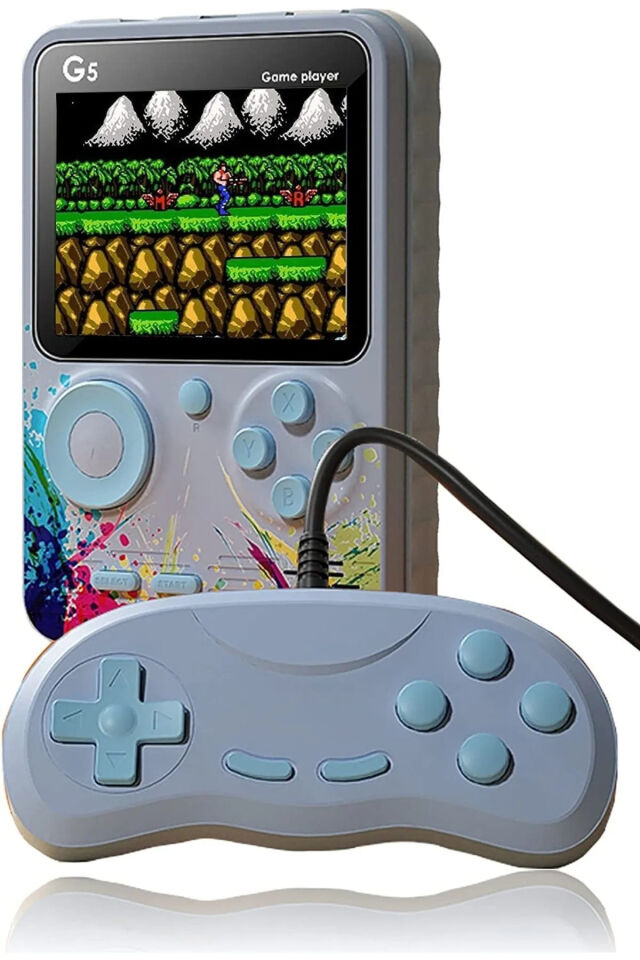 G5 Game Box Mini Taşınabilir Oyun Konsolu 500 Oyunlu