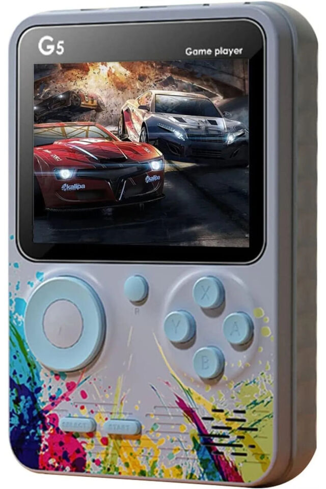 G5 Game Box Mini Taşınabilir Oyun Konsolu 500 Oyunlu