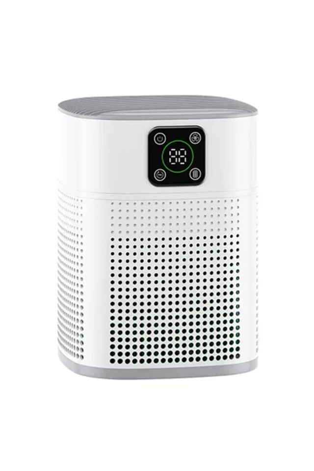 Air Purifier Hava Temizleme Cihazı Ev Taşınabilir Gerçek H13 HEPA Karbon Filtre Hava Temizleyici