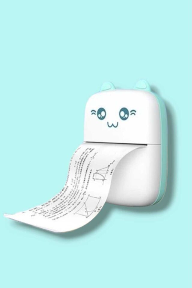 Mini Fotoğraf Resim Yazıcı Kablosuz Etiket Yazıcı Baskı Makinesi Ios Android Uyumlu Termal Printer