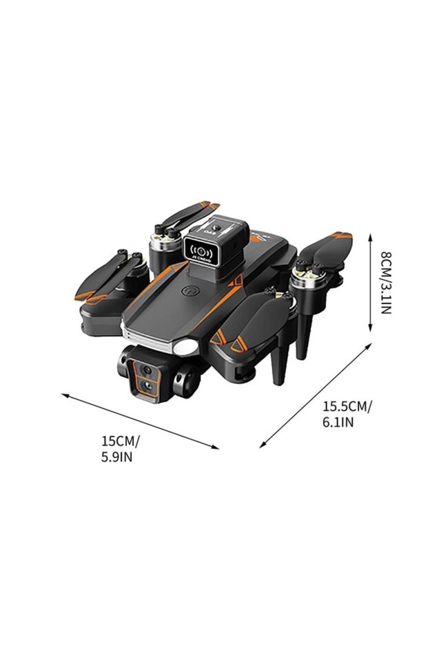 J4 DRONE 4K HD ÇİFT KAMERALI DRONE APP KONTROL WİFİ Lİ KATLANABİLİR QUATCOPTER 300 Metre Yükselme