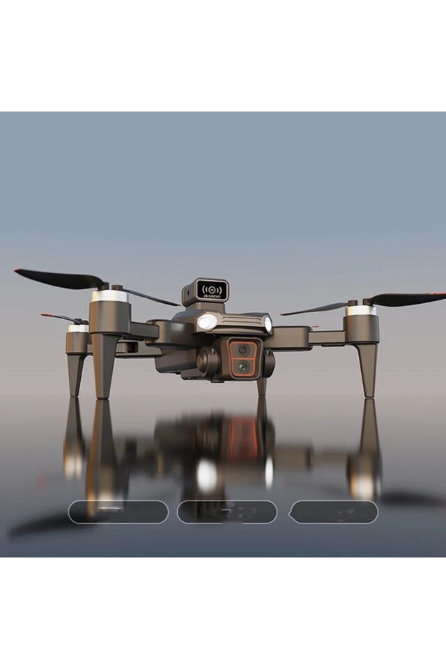 J4 DRONE 4K HD ÇİFT KAMERALI DRONE APP KONTROL WİFİ Lİ KATLANABİLİR QUATCOPTER 300 Metre Yükselme