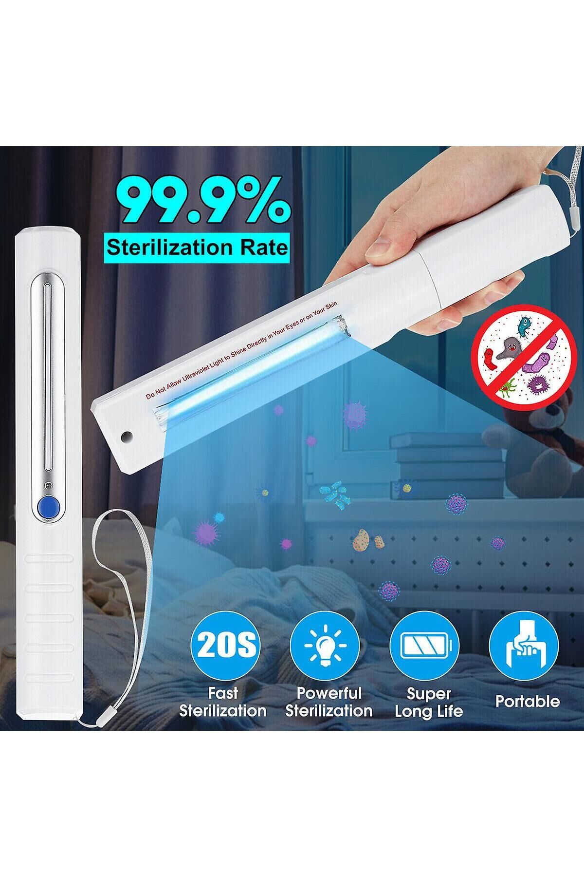 Taşınabilir Led Uv Sterilizatör Lambası - Antiseptik Dezenfeksiyon ve Sanitasyon Cihazı