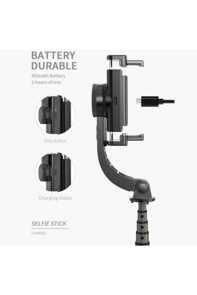 L08 Tripod Kumandalı Gimbal Sabitleyici