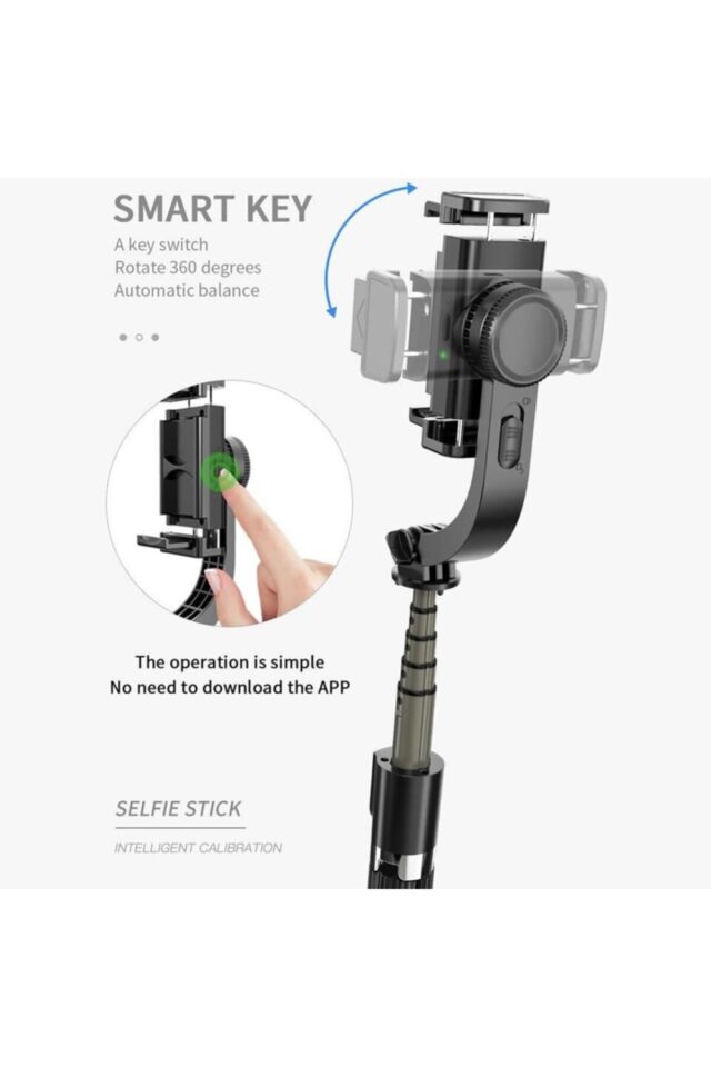L08 Tripod Kumandalı Gimbal Sabitleyici