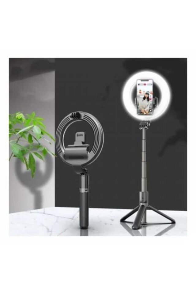 Q07 Katlanabilir Işıklı Selfie Çubuğu