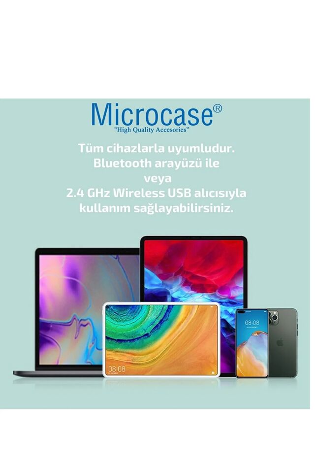 1600 Dpı Şarj Edilebilir 2.4 Ghz Çift Modlu Bluetooth Kablosuz Mouse