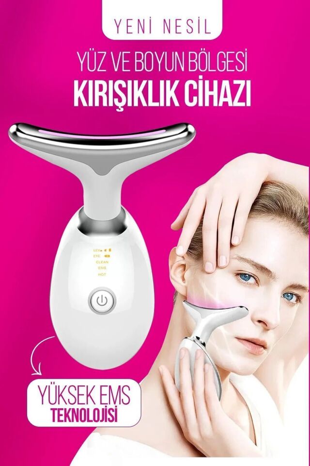 Yüz Ve Boyun Ems Güzellik Cihazı ( Gıdık,Sarkma,Yüz Cihaz )