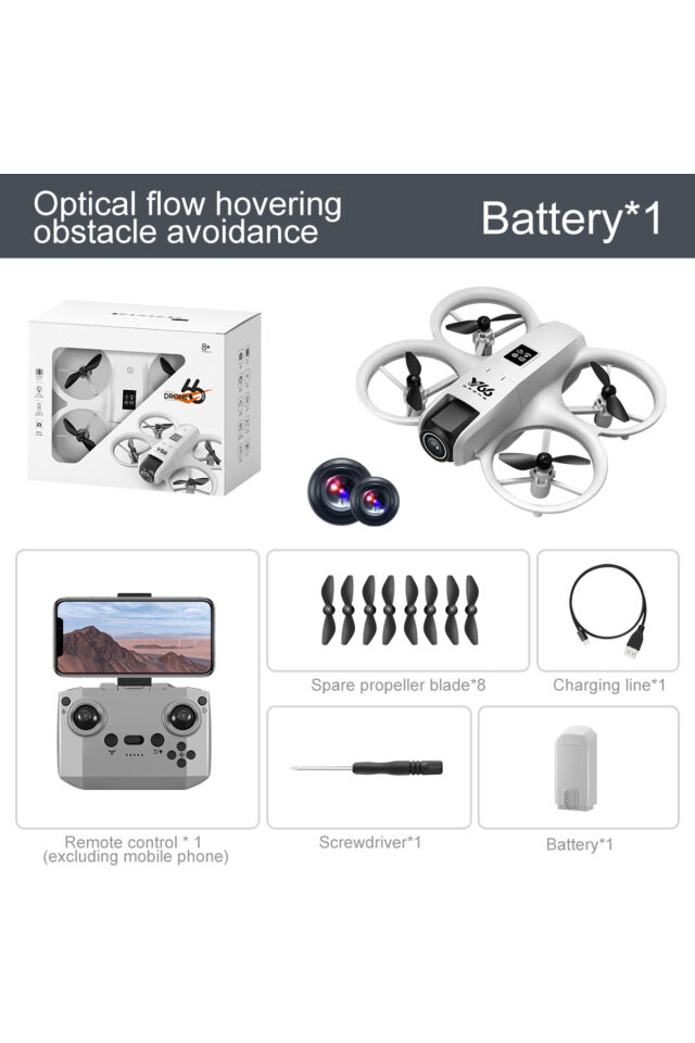S10 Drone Mini 4k Profesyonel HD Kamera Engel Kaçınma Katlanabilir Quadcopter 3 Yedek Batarya
