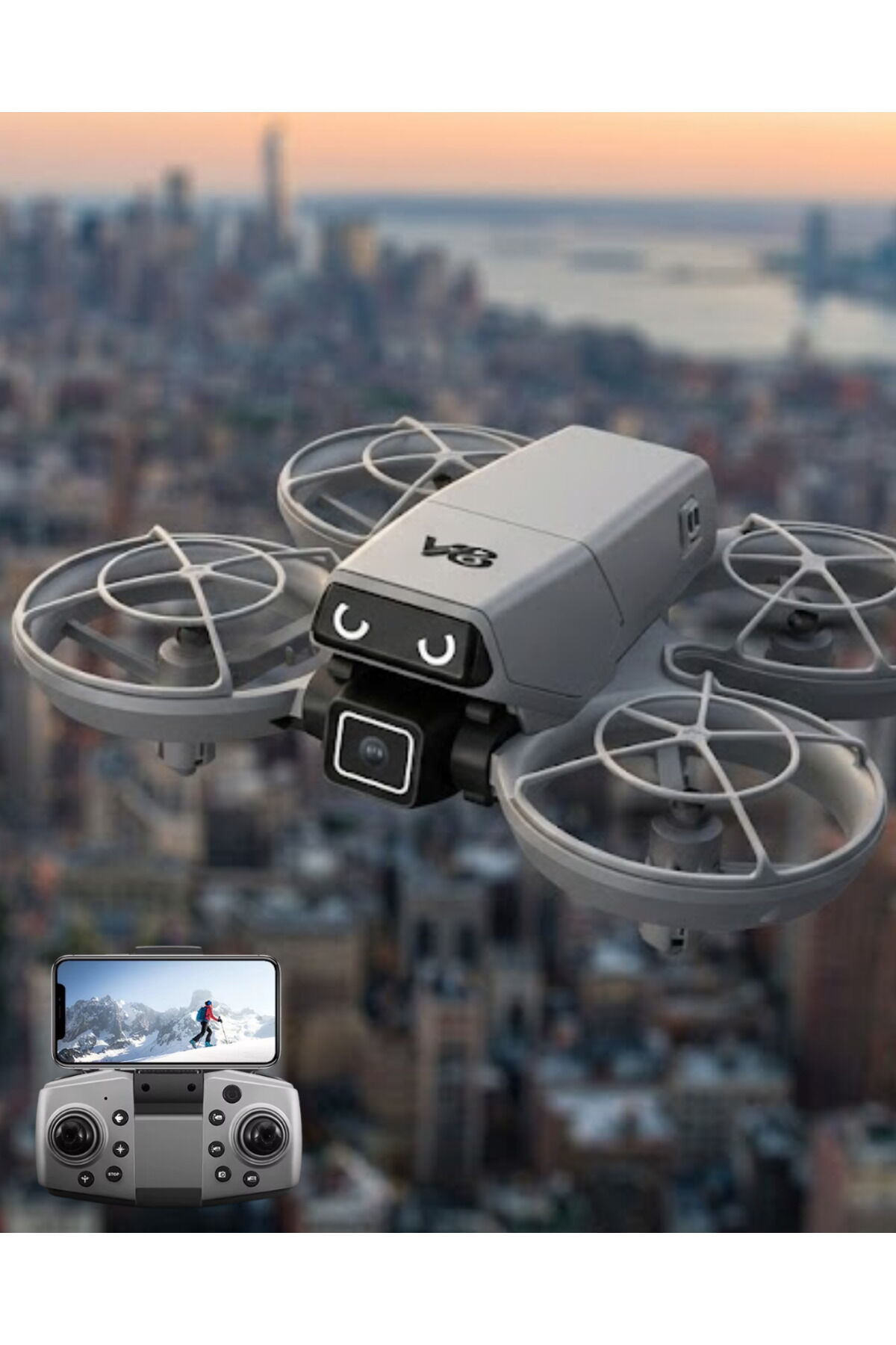 APP Kontrollü Kameralı Mini Drone Headless Mod Özellikli - Lisinya