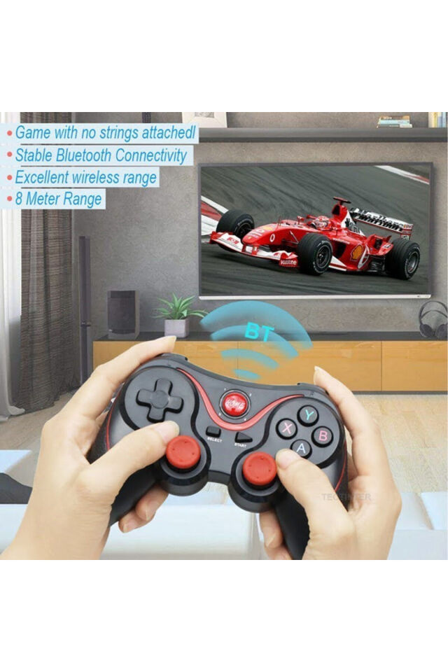 Pubg Bluetooth Kablosuz Oyun Konsolu Ve Telefon Standı Siyah T/x-3 Oyun Konsolu