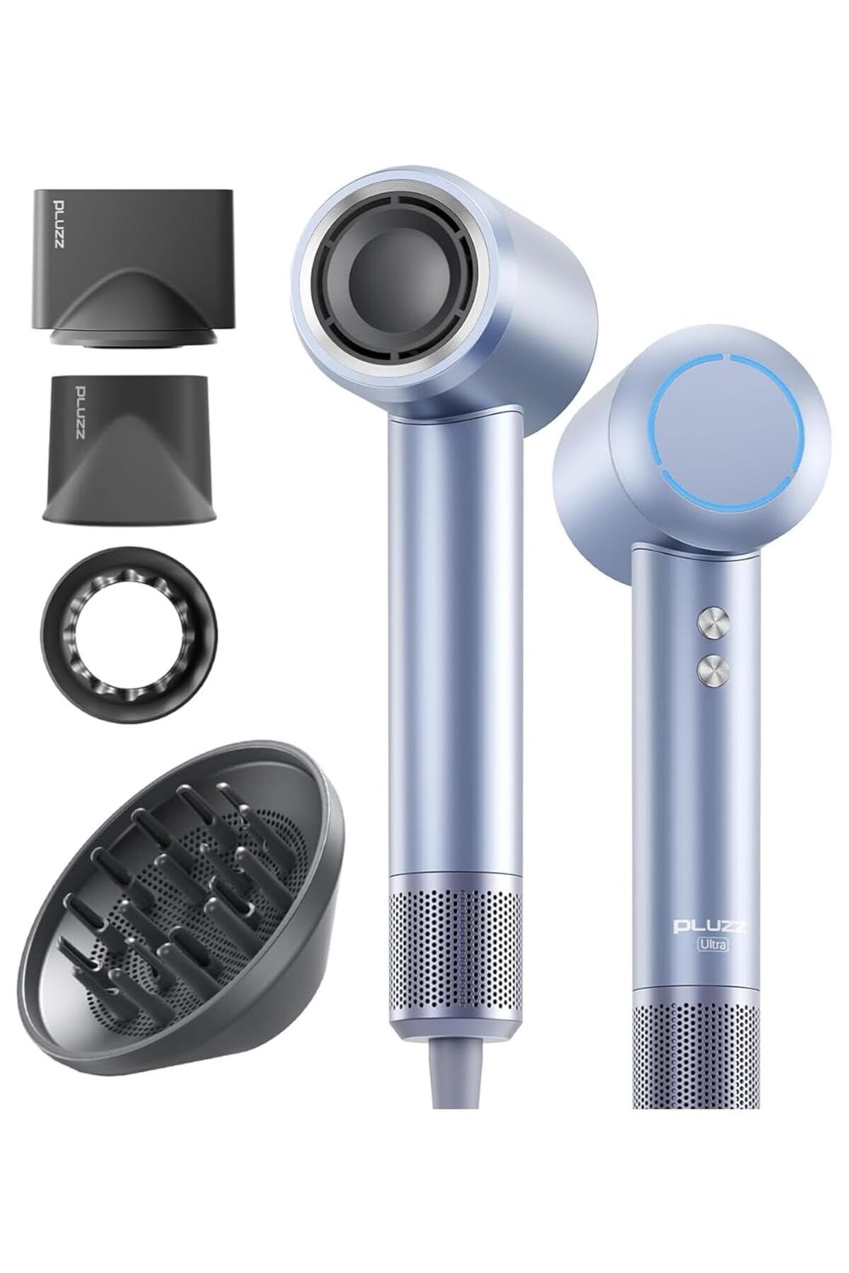 X116 Ultra Iyonlu Saç Kurutma Makinesi Ultra Sessiz ve Hızlı Kurutma (Gümüş)