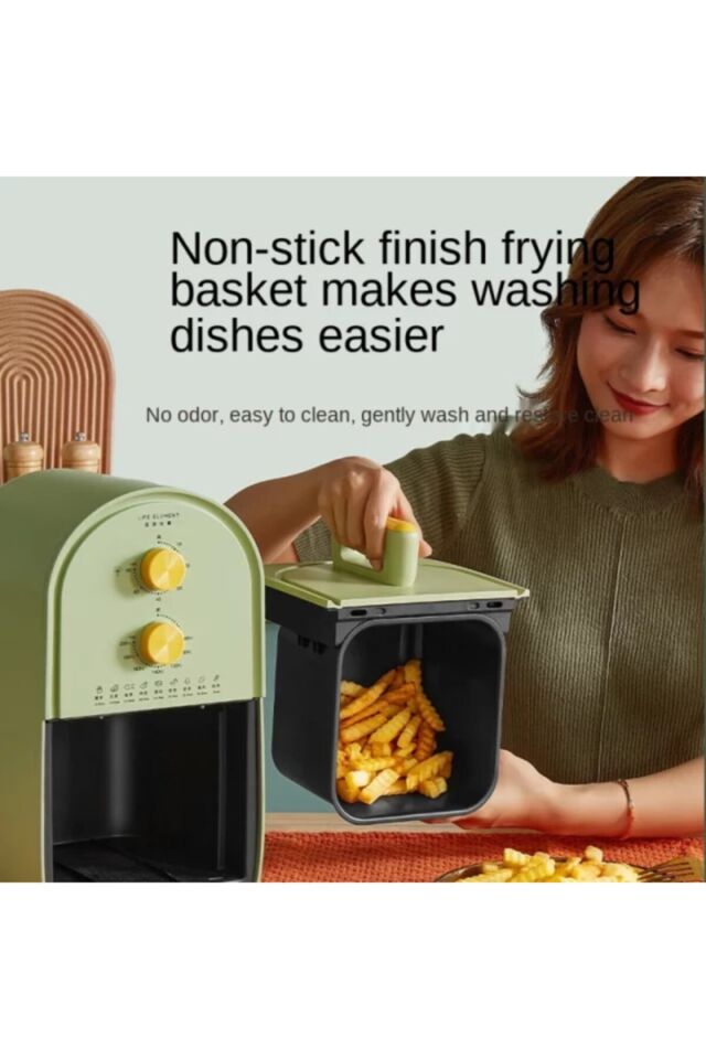 Pluzz Airfryer Yağsız Hava Fritözü 3 Litre Kapasite Sadece Hava Ile Pişirilir