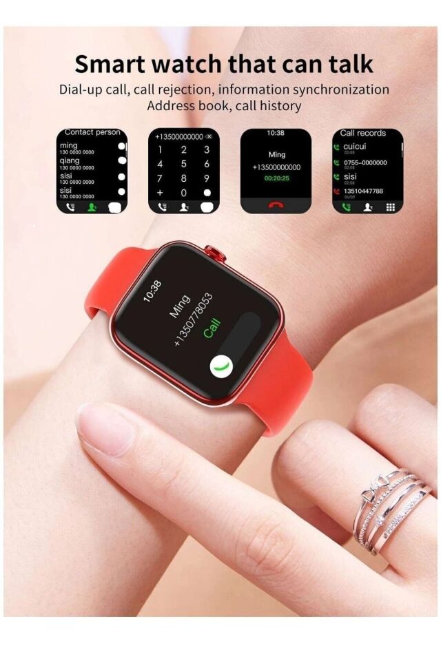 Watch 7 /8 Plus Smartwatch 2023 Yeni Akıllı Saat Bluetooth Çağrı