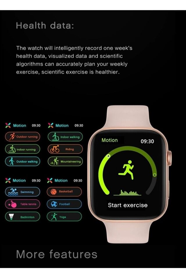 Watch 7 /8 Plus Smartwatch 2023 Yeni Akıllı Saat Bluetooth Çağrı