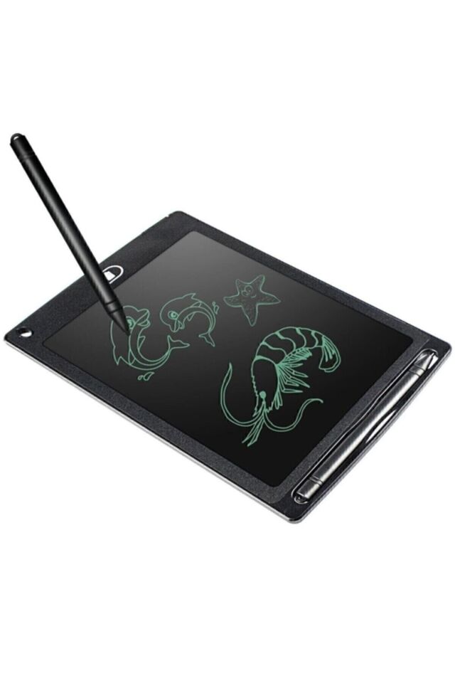 Tablet Lcd 8.5inç Dijital Kalemli Çizim Yazı Tahtası Grafik Not Yazma Eğitim Tableti