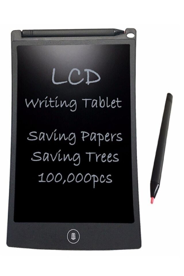 Tablet Lcd 8.5inç Dijital Kalemli Çizim Yazı Tahtası Grafik Not Yazma Eğitim Tableti