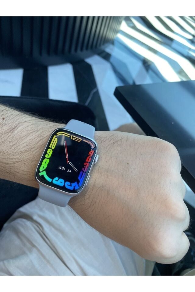 Watch Dt 7 Max Dtno1 Akıllı Saat Iphone Ve Android Tüm Telefonlara Uyumlu Smartwatch (YEŞİL KUTU)