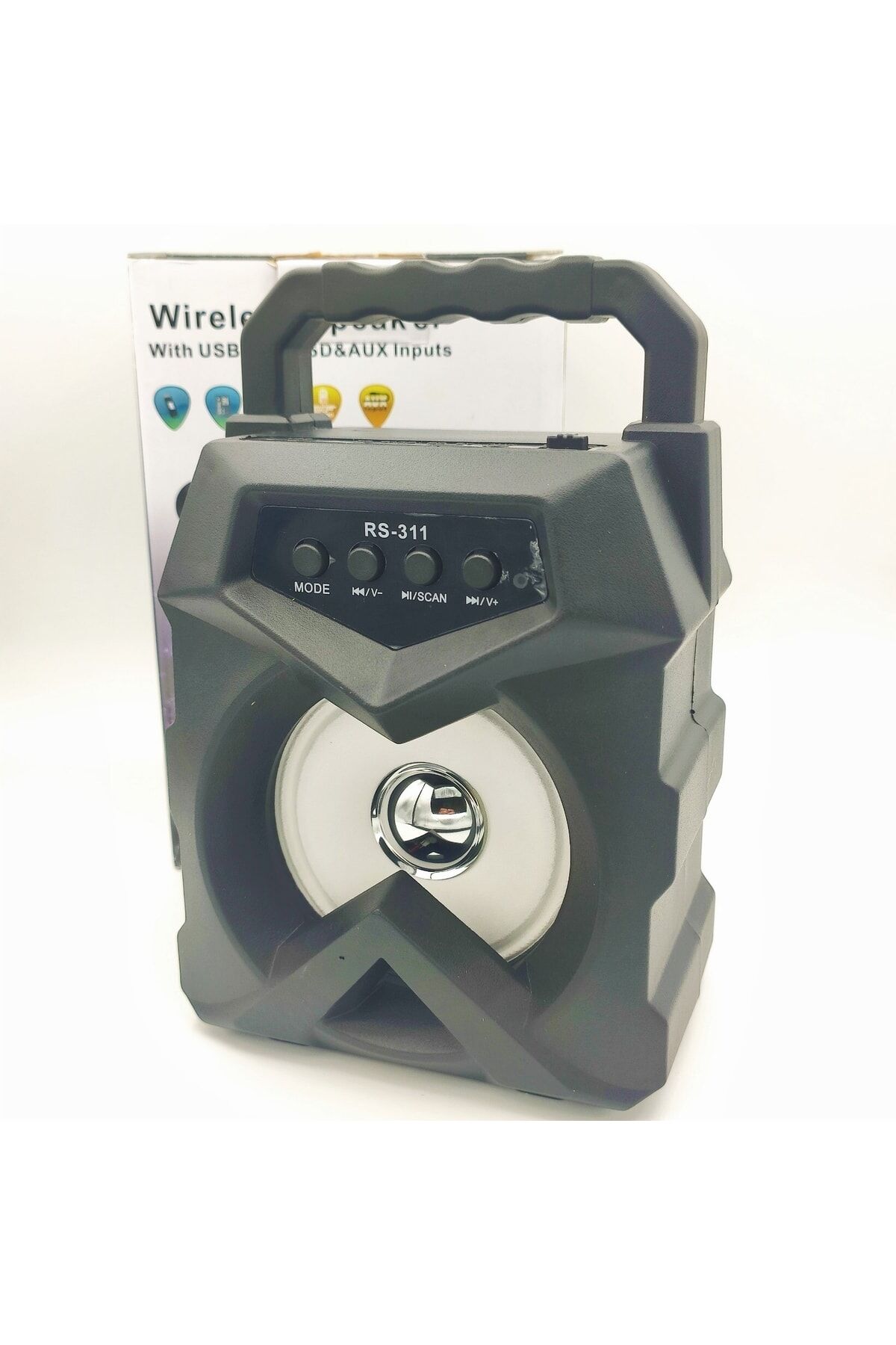 Rs-311 Yeni Nesil Bluetooth Hoparlör Taşınabilir Fm Aux Usb