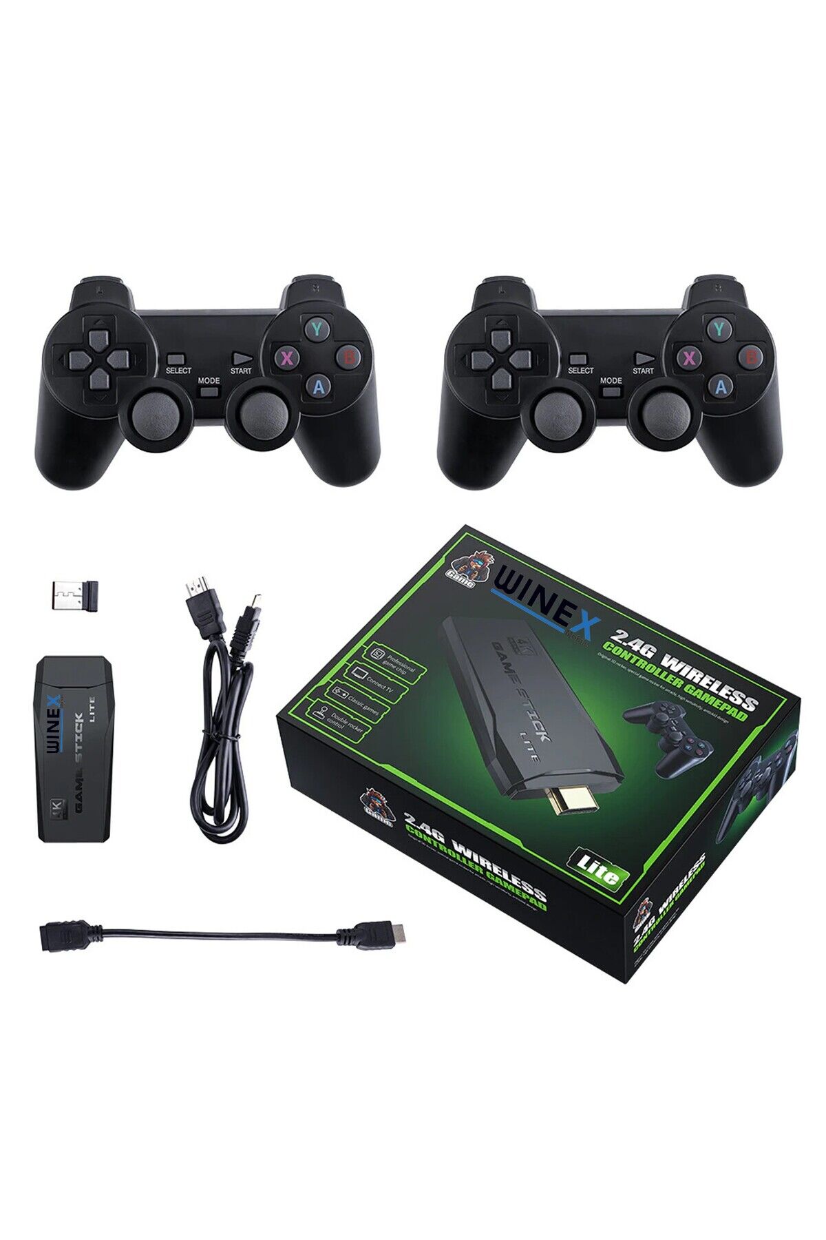 Arcade Yeni 4khd Retro Game Stick 90 Lı Yıllar Atari Makinası Oyunları 20000 Oyunlu Konsol