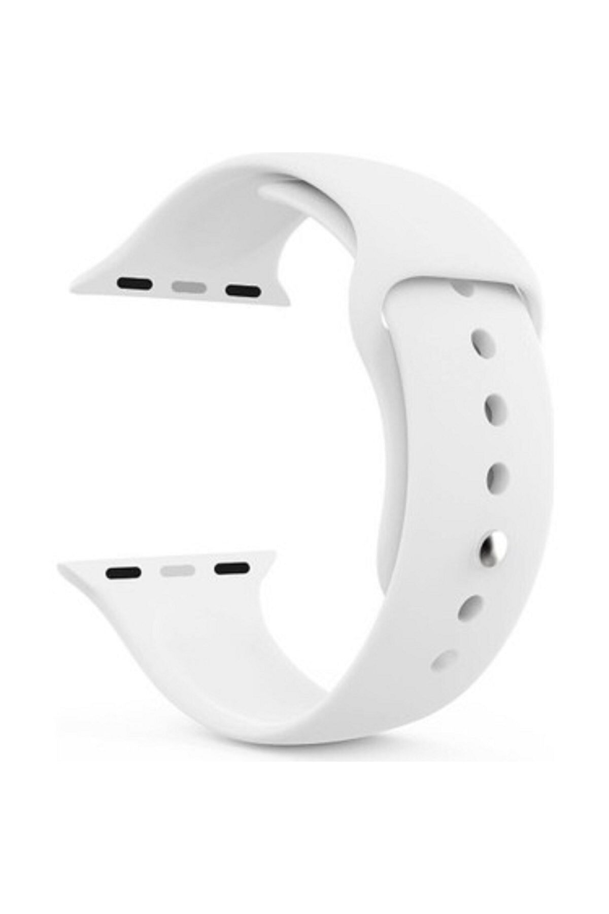 Apple Watch Uyumlu Kordon 2 3 4 5 Seri 42 Mm Ve 44 Mm Silikon Kordon Kayış