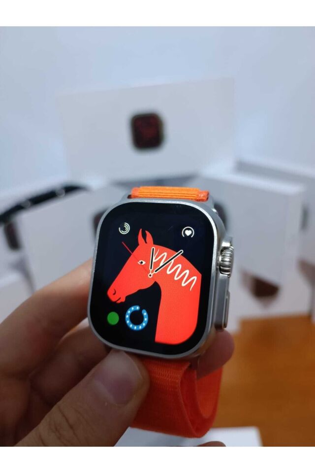 H11 Ultra Watch 49mm Metal Kasa Akıllı Aksesuar Saat(İADESİZ)