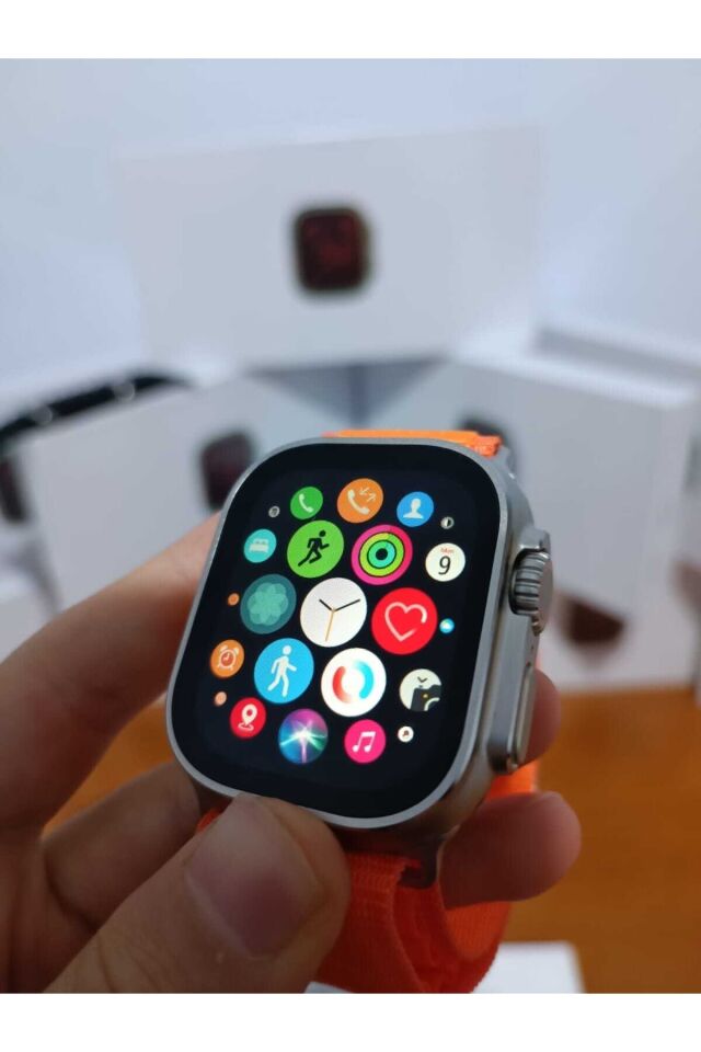 H11 Ultra Watch 49mm Metal Kasa Akıllı Aksesuar Saat(İADESİZ)