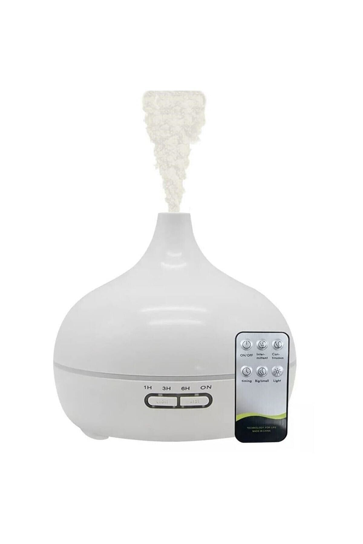 Aroma Difüzörü Buhar Ultrasonik 7 Renk Işıklı Aromatik Oda Kokusu Hava Nemlendirici Buhar Makinası